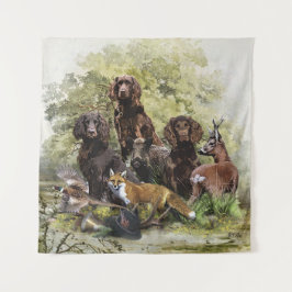 Tapete De Parede Spaniels Alemães (Deutscher Wachtelhund)