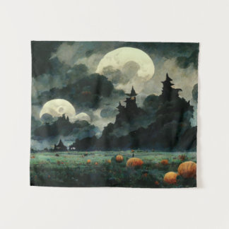 Tapete De Parede Spooky Halloween Landscapes