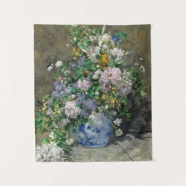 Tapete De Parede Spring Bouquet, 1866 by Pierre-Auguste Renoir (Frente)