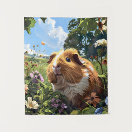 Tapete De Parede Springtime Guiné Pig