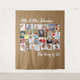 Tapete De Parede Sr. & Sra. Casamento 🤵👰 História de Nós Colagem 