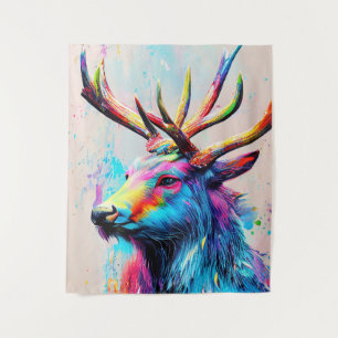 Tapete De Parede Stag Deer Animal Discovery Adventure Planet Nature