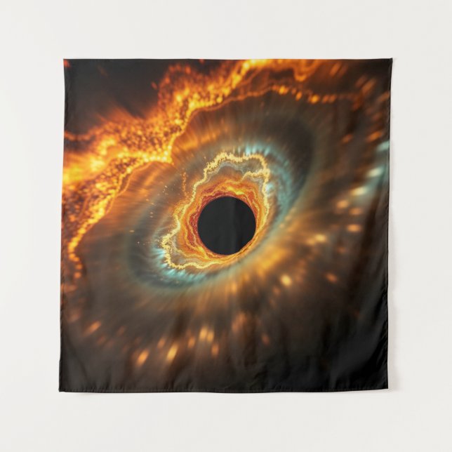 Tapete De Parede Star Devourer – Cosmic Black Hole Eruption (Frente)