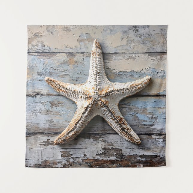 Tapete De Parede Starfish Russo na Madeira Atacada (Frente)