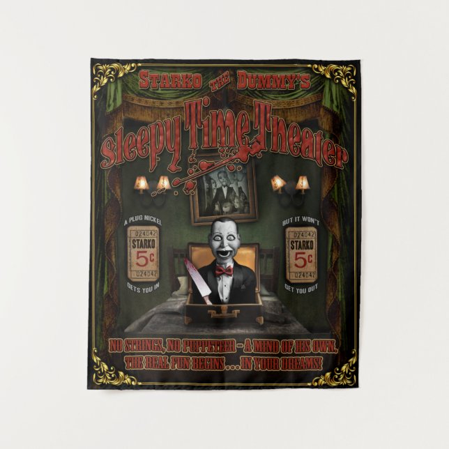 Tapete De Parede Starko, o Banner da Sideshow do Dummy (Frente)