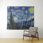 Tapete De Parede Starry Night Vincent van Gogh GalleryHD Fine Art<br><div class="desc">Vincent van Gogh. Noite Estrelada. c. 1889. Óleo na canvas. Pintura original de arte feita por um famoso artista Poste-impressionista holandês Vincent van Gogh.</div>