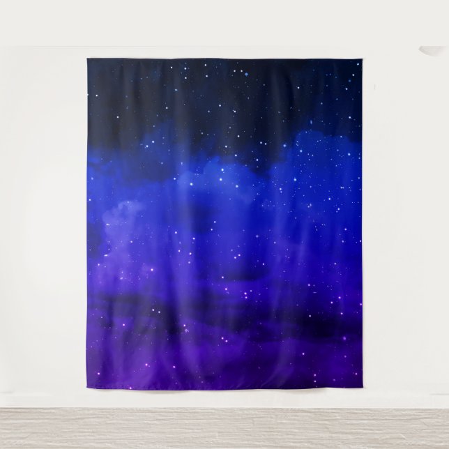 Tapete De Parede Starry Sky,estrelas planetas (Frente)