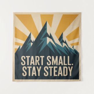 Tapete De Parede Start Small. Stay Steady