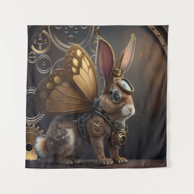Tapete De Parede Steampunk Bunny (Frente)