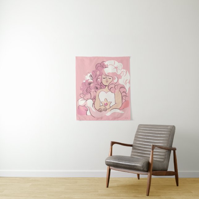 Tapete De Parede Steven Universe | Ilustração de Rosa Quartz (In Situ)