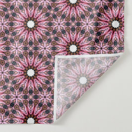 Tapete De Parede Stitched Pink Feather Boho 