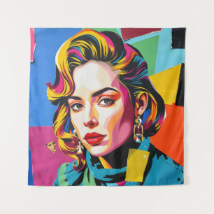 Tapete De Parede “Strasha” - Colagem Pop Sonho Glamour