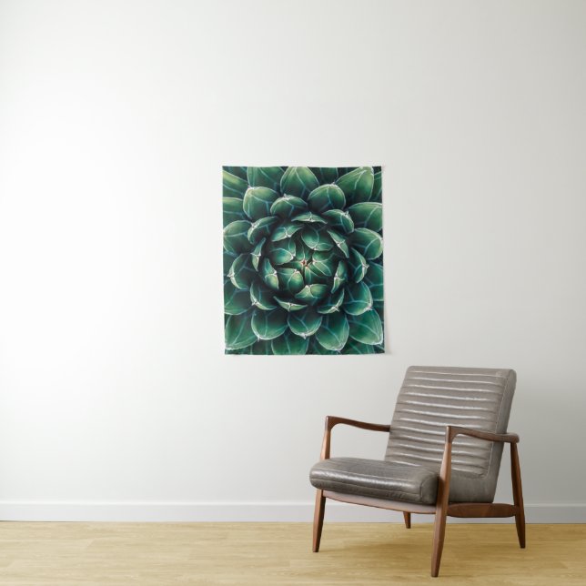 Tapete De Parede Succulent verde & branco (In Situ)