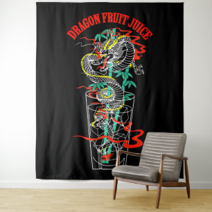 Tapete De Parede Suco de Fruta do Dragão