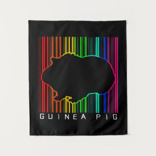 Tapete De Parede Suíno Colorida Lover-da-Guiné Animais de est