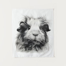 Tapete De Parede Suíno Monocromático Guiné