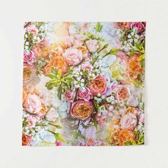 Tapete De Parede Summer flower background, bouquets of flowers (Frente)