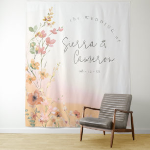 Tapete De Parede Sunny Wildflower Gradient ID1023