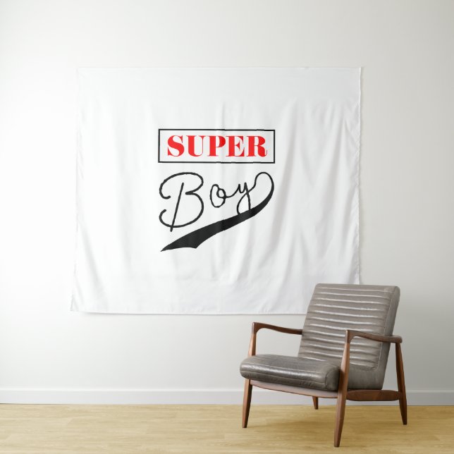 Tapete De Parede Super Boy (In Situ (Horizontal))