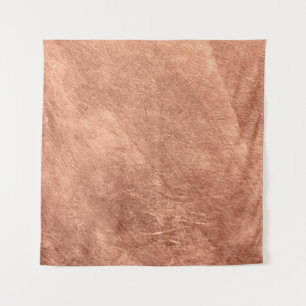 Tapete De Parede Superfície de cobre escovada, textura metálica.