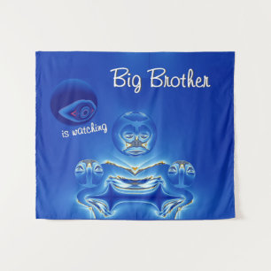 Tapete De Parede Surreal Big Brother Watts Sinal de Tempos