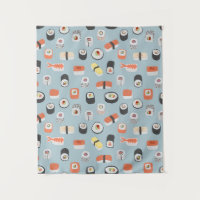 Sushi Nigiri Maki Roll Pattern
