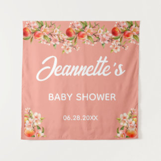 Tapete De Parede Sweet Peach Orchard Backdrop Tapestry