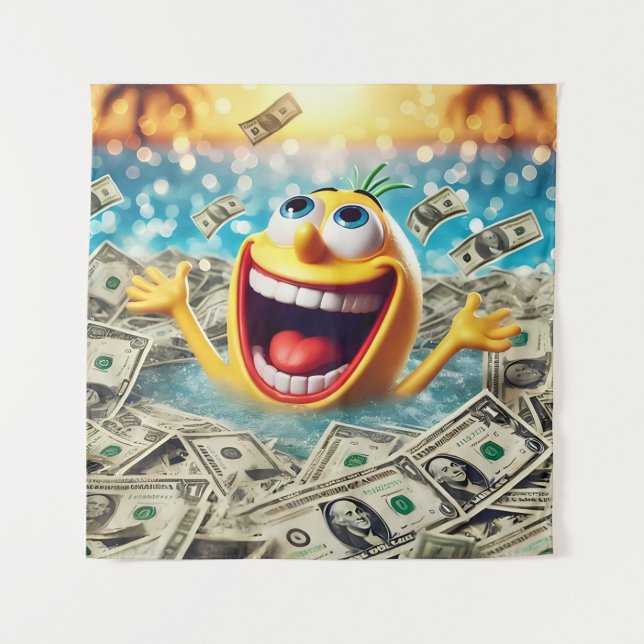 Tapete De Parede swimming in money (Frente)