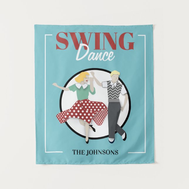 Tapete De Parede Swing Dance (Frente)