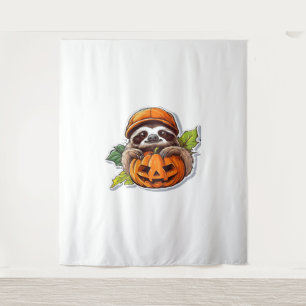 Tapete De Parede T-Shirt Clássico Dia de as Bruxas engraçado Sloth