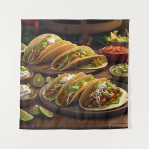 Tapete De Parede Tacos
