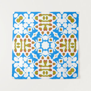 Tapete De Parede Talavera mexicana ornamentado tradicional. Univers