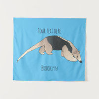 Tamandua ilustração de desenho animado