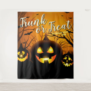 Tapete De Parede Tampa ou Doce Halloween Abóboras Cenário de Fundo