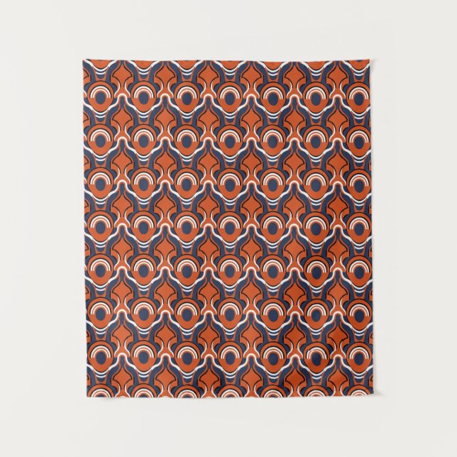 Tapete De Parede "Tangerine Tides" (Frente)