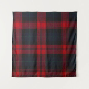 Tapete De Parede Tapeçaria/Fundo Xadrez Vermelho e Preto