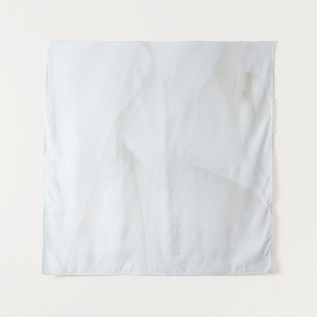 Tapete De Parede Tapeçaria/Textura de Fundo Branca (Frente)