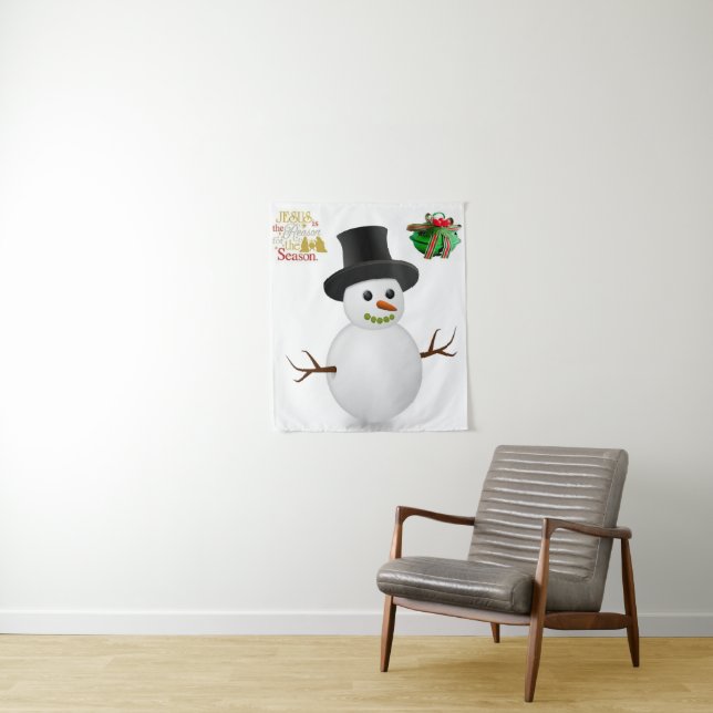 Tapete De Parede Tapeçarias Boneco de Neve (In Situ)