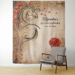 Tapete De Parede Tapeçarias de Fundo Fotográfico Rústico Cavalo Dou