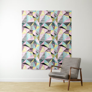 Tapete De Parede Tapeçarias de padrão geométrico abstrato