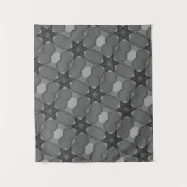 Tapete De Parede TAPESTRIA MODERNA DE CINZA NEGRA DE COR DE Mandala