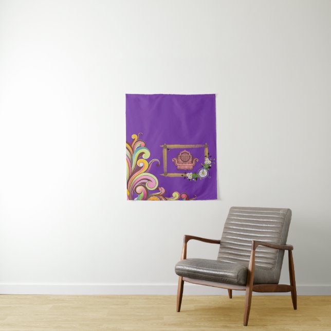Tapete De Parede Tapestries Floral (In Situ)