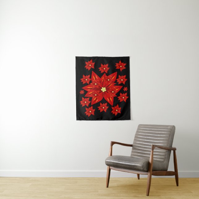 Tapete De Parede Tapestries Poinsettia (In Situ)