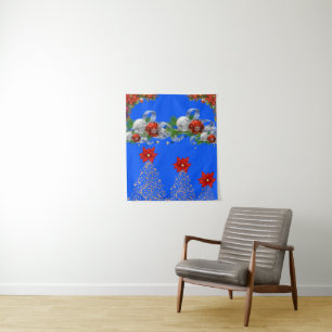 Tapete De Parede Tapestries Poinsettia