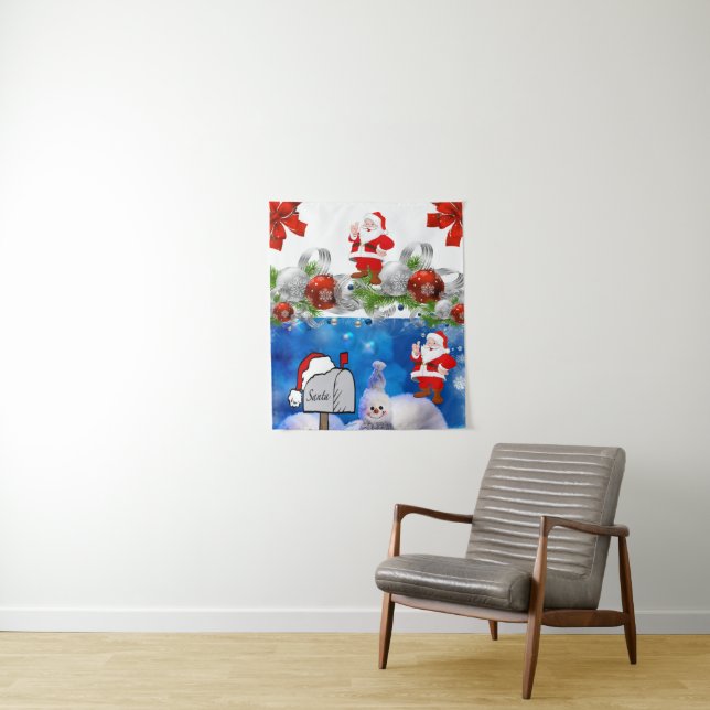 Tapete De Parede Tapestries Snowman (In Situ)