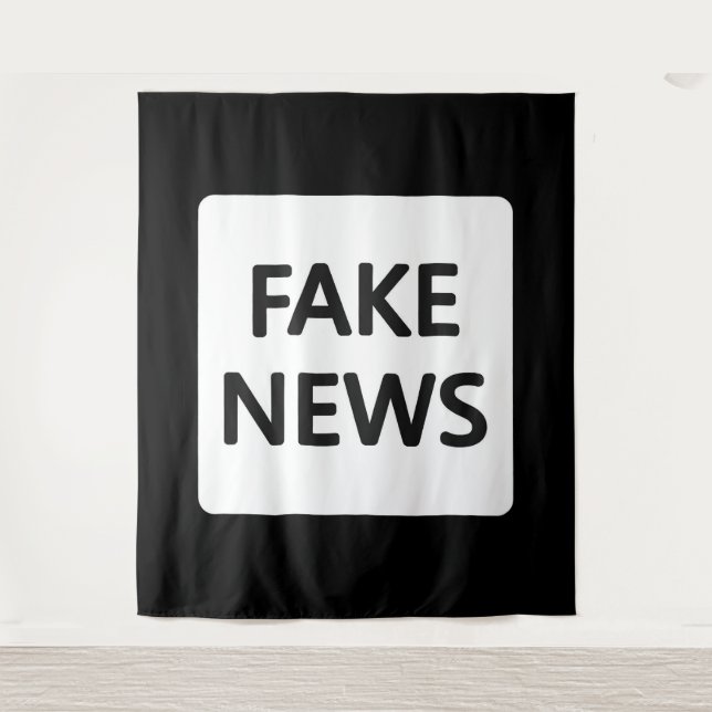 TAPETE DE PAREDE TAPESTRY - NOTÍCIAS FALSAS (Frente)