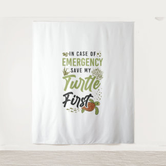 Tapete De Parede Tartaruga Marítima Em Caso De