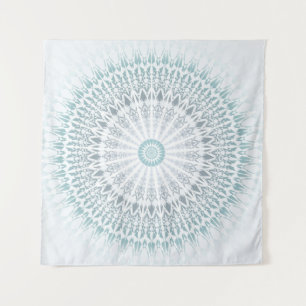 Tapete De Parede Teal Aqua Mandala