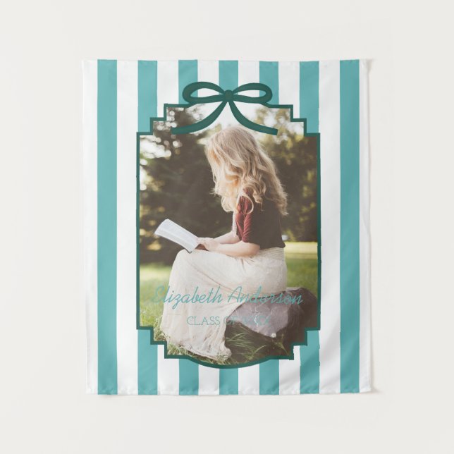 Tapete De Parede Teal Green Graduation (Frente)