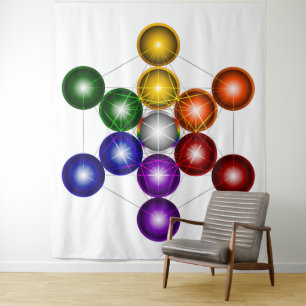 Tapete De Parede Teatro Metatron's Cube Series V1